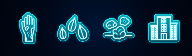 手用牛皮癣或湿疹设线芝麻图片下载