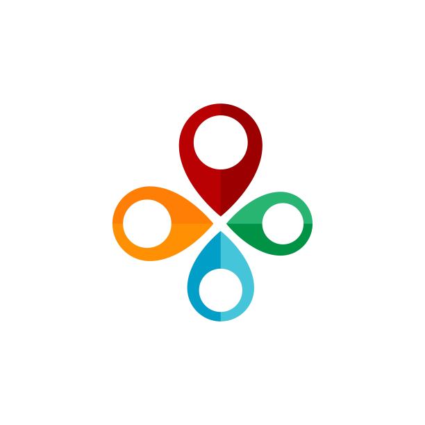 定位点图标矢量插图图片下载