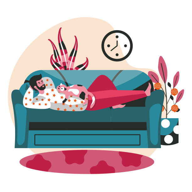 人们在家里过周末的概念图片下载