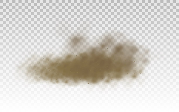 飞沙、棕尘云、风、沙暴。图片下载