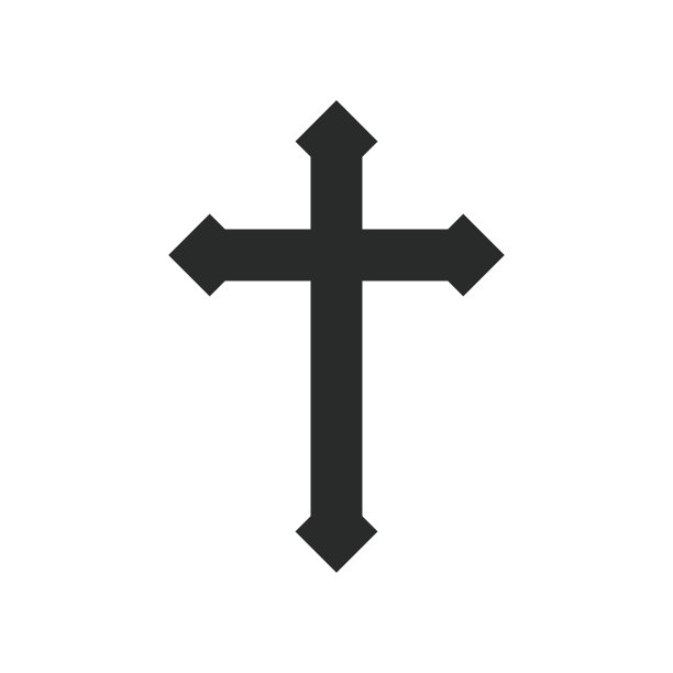 十字图标矢量设计插图图片下载