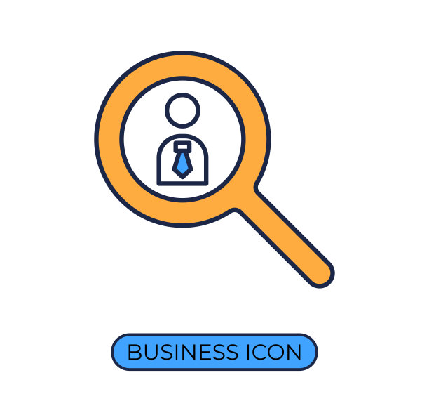 招聘图标的概念。搜寻工作人员。业务图标的概念。图片下载