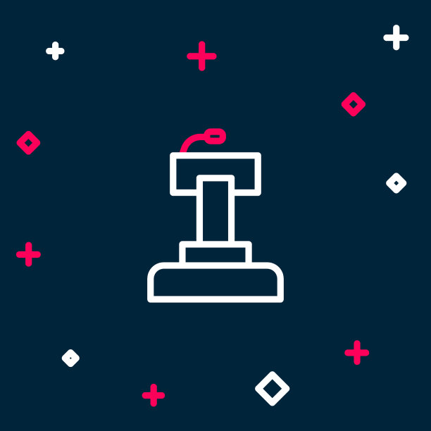 行讲台或辩论讲台的图标图片下载