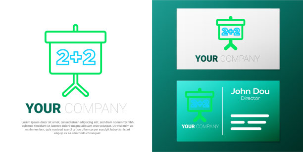 线黑板图标隔离在白色背景图片下载