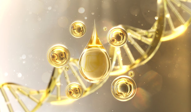 含化妆精华油的化妆吸管图片下载