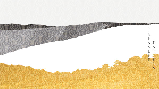 抽象的景观背景与金色和黑色图片下载