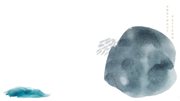 自然景观背景水彩纹理图片下载