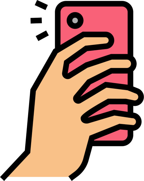 用智能手机相机的彩色图标拍照图片下载