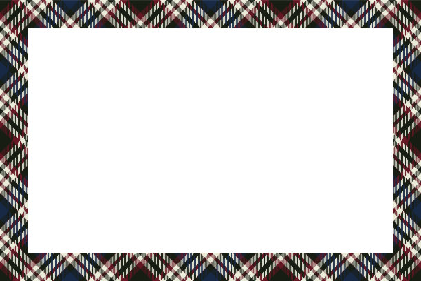 复古框架苏格兰边界图案复古图片下载