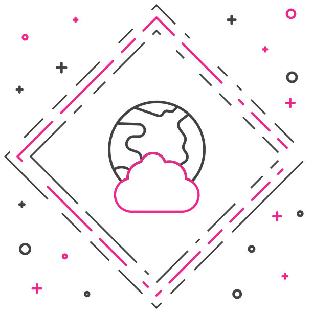 线上全球科技或社交网络图标图片下载