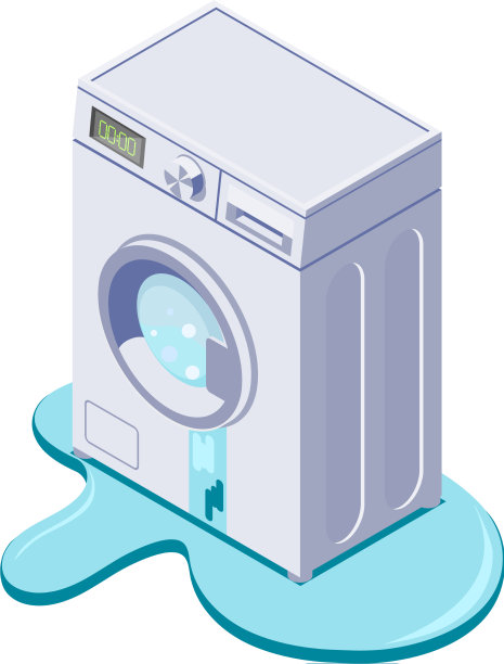 泄漏洗衣机图片下载