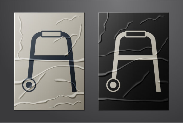 异步行者为残疾人图标隔离上图片下载