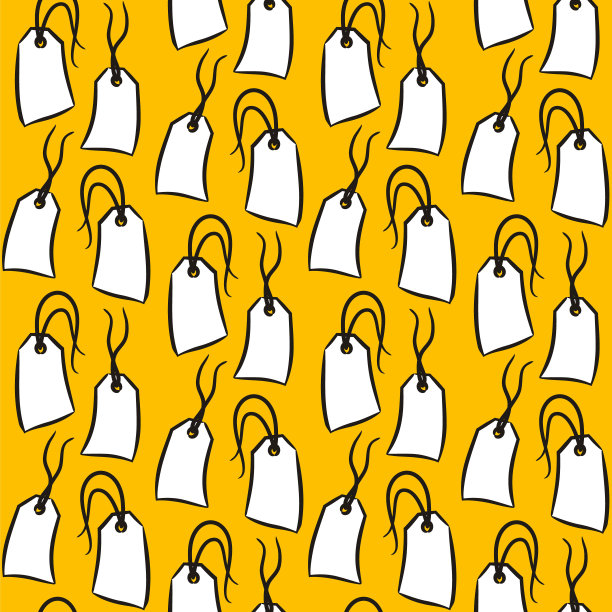 无缝的销售模式。手绘元素折扣。图片下载