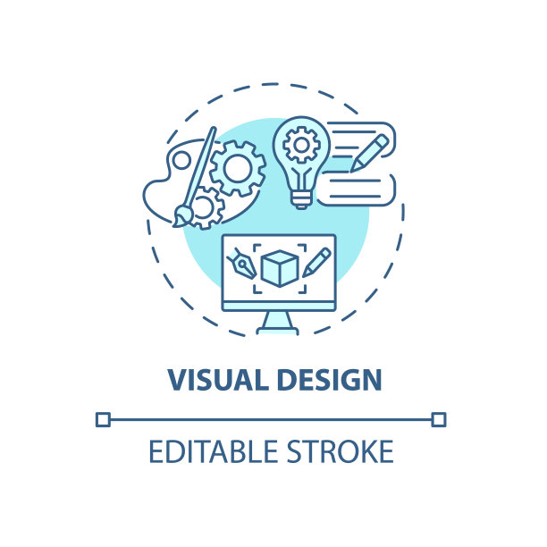 视觉设计概念图标图片下载