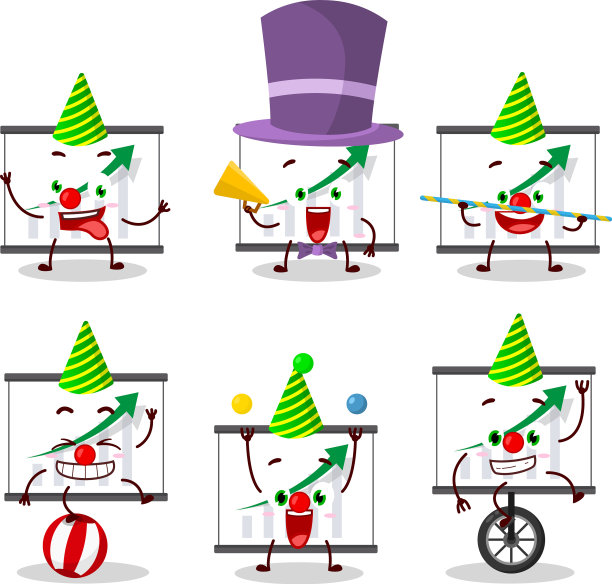 卡通人物图上有各种各样的图片下载