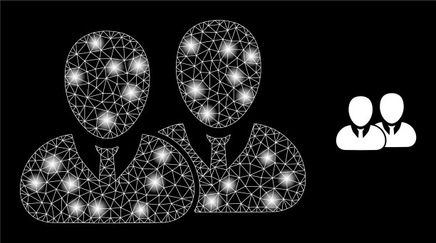 多边形网框给用户带来魔力图片下载