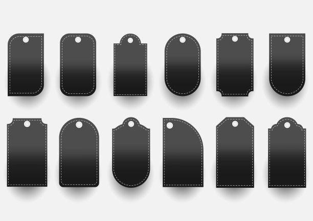 收集黑色价格标签图片下载