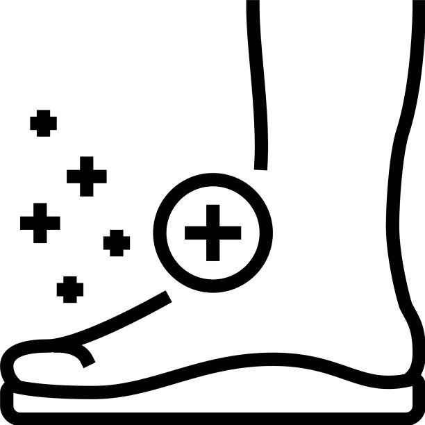 矫形鞋垫工具的平足治疗线图片下载