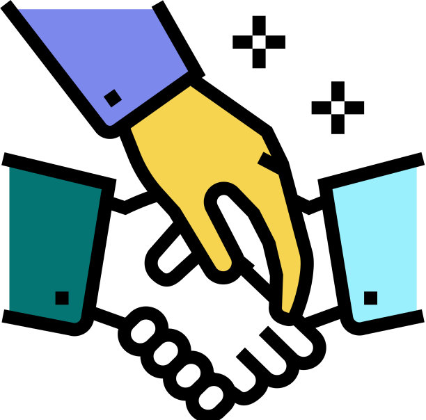 协助维护商务礼仪的色彩图片下载