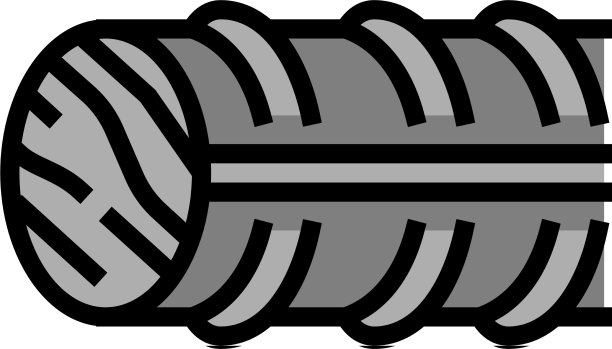 玄武岩钢筋彩色图标图片下载