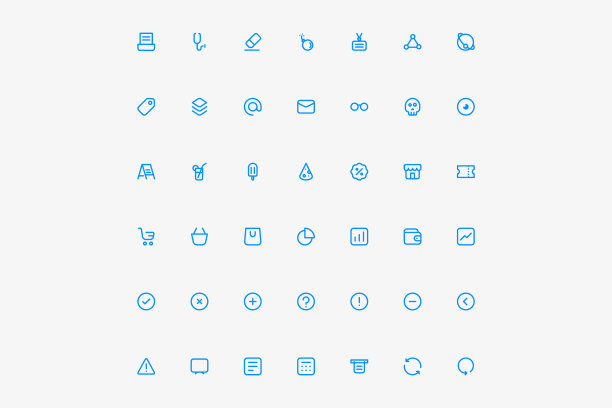 金融与办公图标矢量素材图片下载