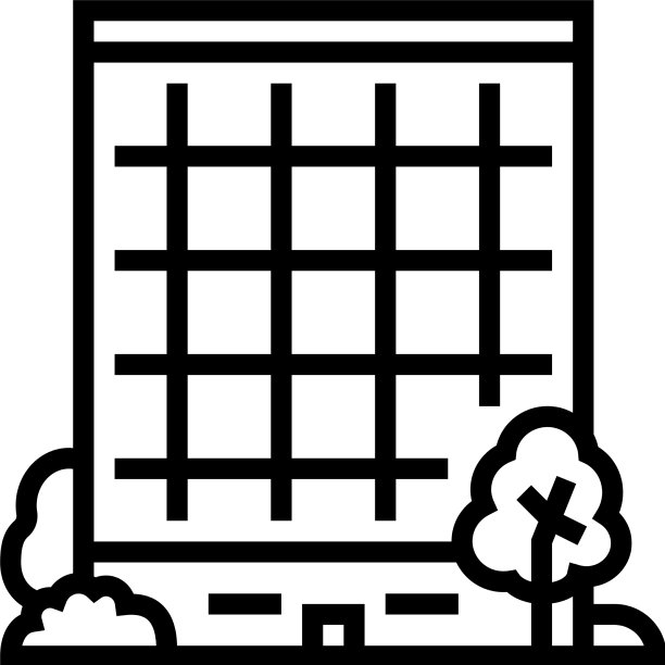 商业中心园艺线图标图片下载