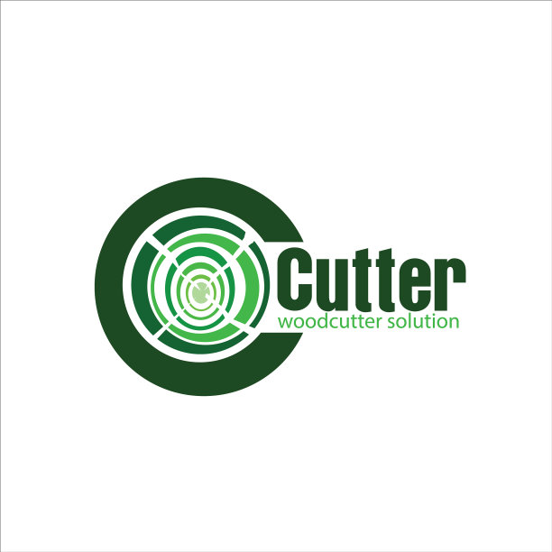 切割机树的标志设计简单现代图片下载