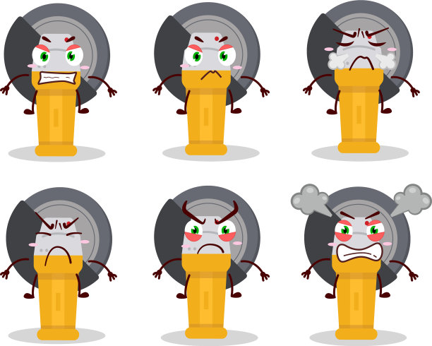 磨工性格与各种愤怒的表情图片下载