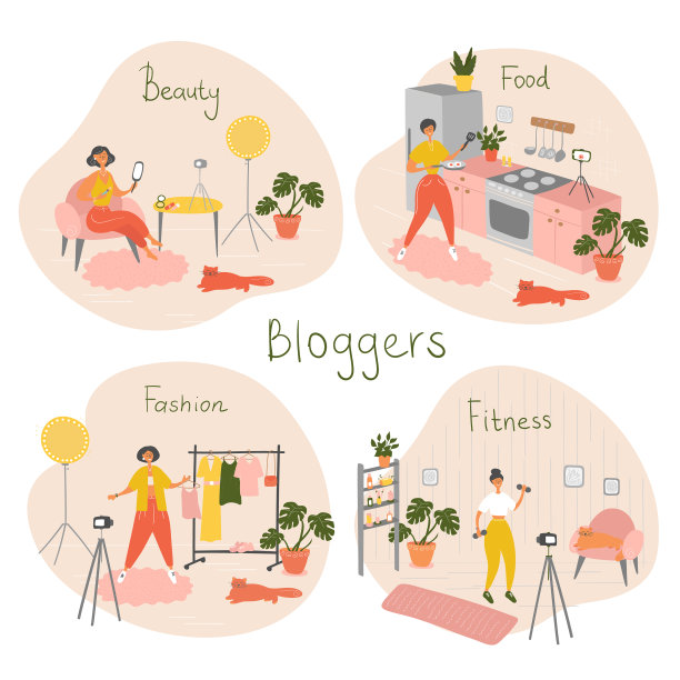 设置博主和视频博主角色制作图片下载