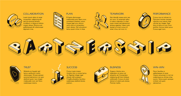 商业伙伴关系的概念图片下载
