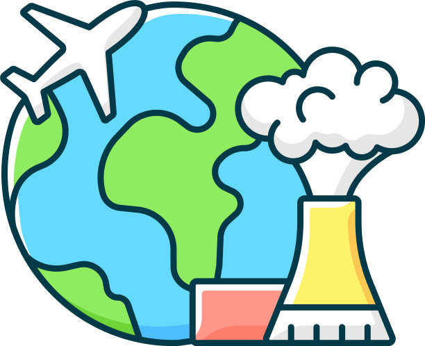 原子旅游RGB彩色图标图片下载