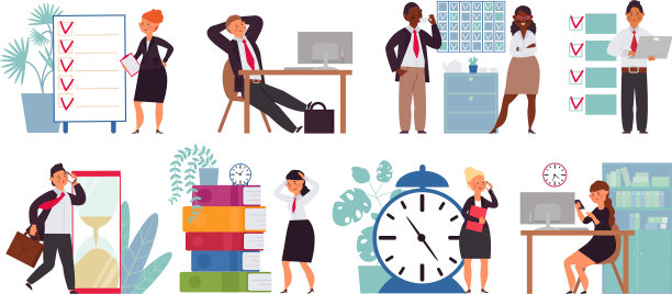 商业时间管理生产力的人图片下载