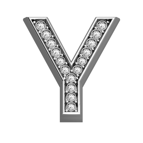 钻石字母符号。豪华银饰信。图片下载