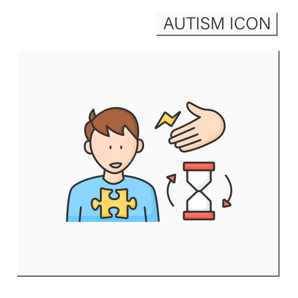 神经发育障碍的颜色图标图片下载