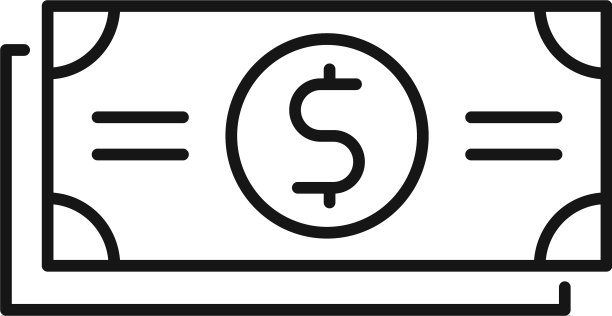 彩票现金图标轮廓彩票图片下载