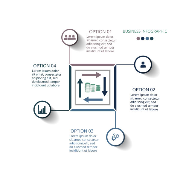 为图表图形的信息图形模板的圈图片下载