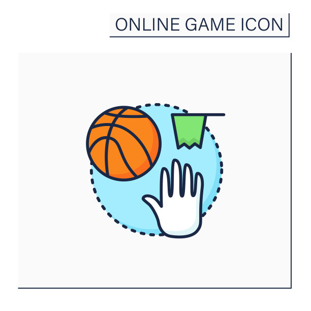 团队运动游戏颜色图标图片下载