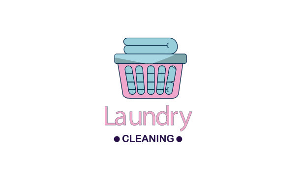 洗衣清洗精致的标志图片下载