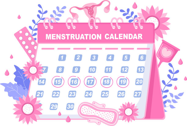 经期日历来检查女性的月经日期图片下载