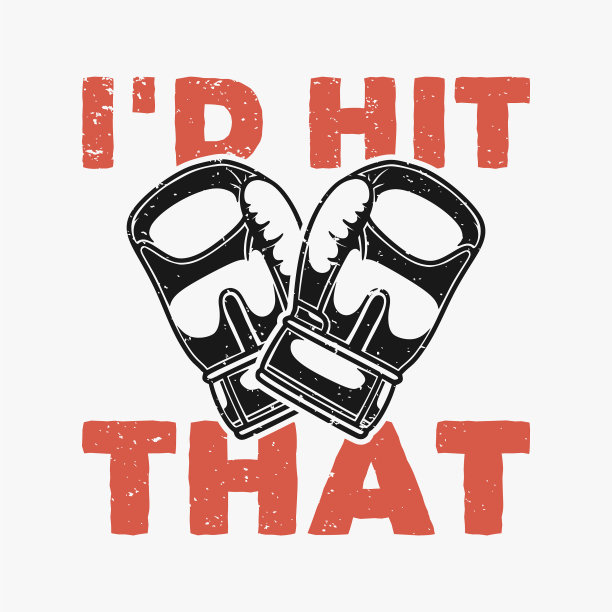 复古的标语式字体设计为t恤提供了灵感图片下载