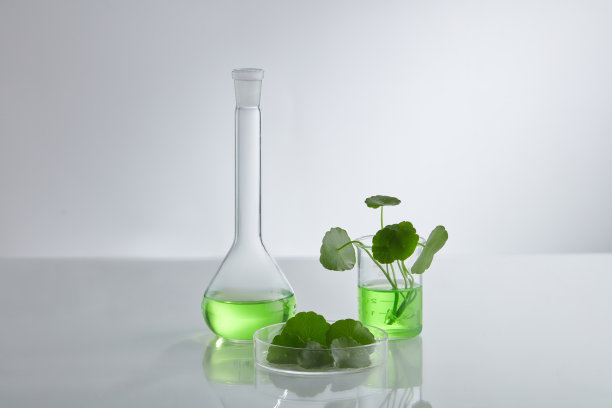 积雪草护肤产品及药物化学研究概念图片下载