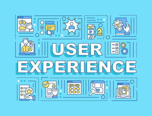 用户体验词概念横幅图片下载