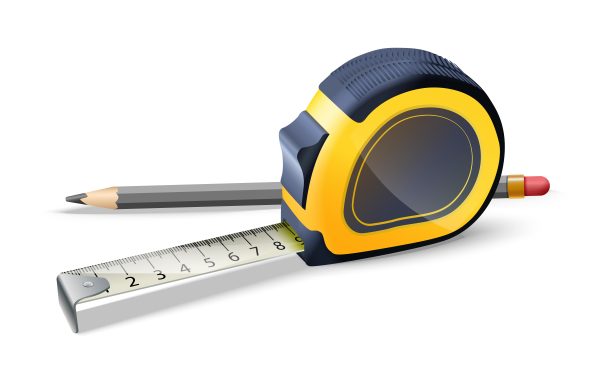 现实的矢量图标插图的建设尺和铅笔。孤立在白色背景上。图片下载