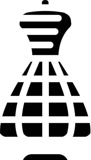 缝纫模特造型师字形图标图片下载