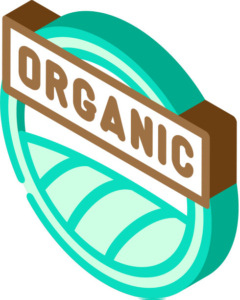 有机化妆品符号等距图标图片下载