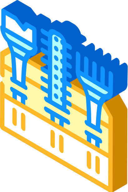 工具集造型师等距图标图片下载