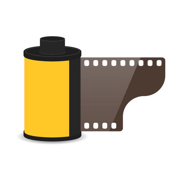 照相机老式胶卷卷墨盒图片下载