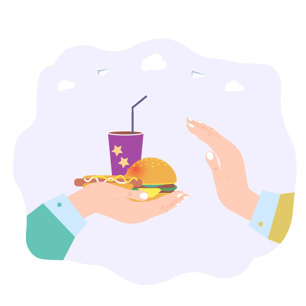 与快餐、水果、田地、花园打交道图片下载