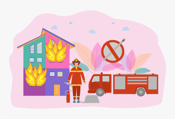 消防队员灭火救生员是一个图片下载