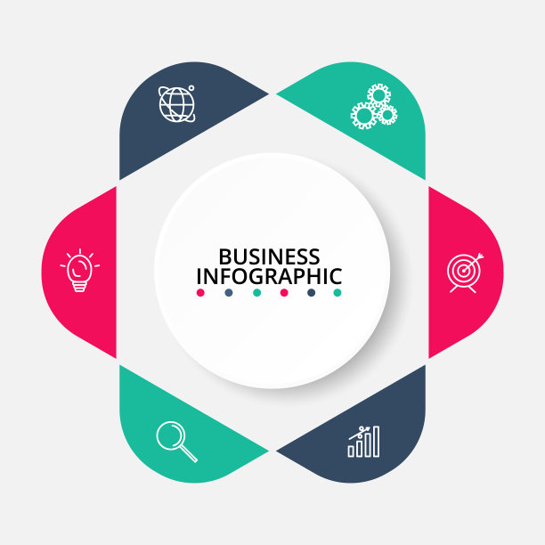 信息图形设计和营销图标图片下载